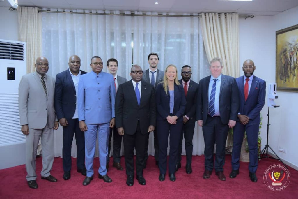 Lancement des travaux du Projet Grand Inga, Sama Lukonde échange avec une délégation du Groupe Fortescue Future Industries