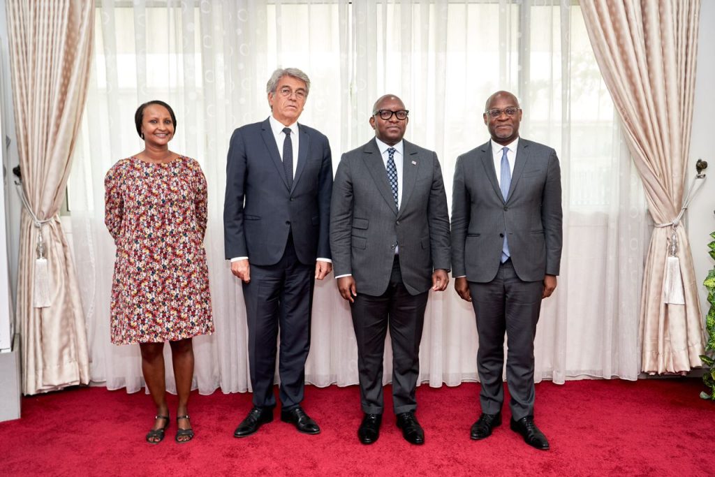 Évaluation de la Coopération RDC-FRANCE : Sama Lukonde a reçu une délégation de l’AFD et l’Ambassadeur Bruno Aubert