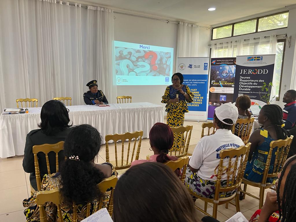 PNUD RDC/One Un Gender Team : partage d’expériences dans la réforme judiciaire, finance inclusive, rôle des ODD et dans la géolocalisation du PDL 145 Territoires