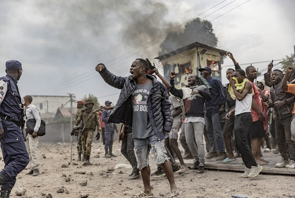 Goma: Forte tension dans une manifestation anti -monusco