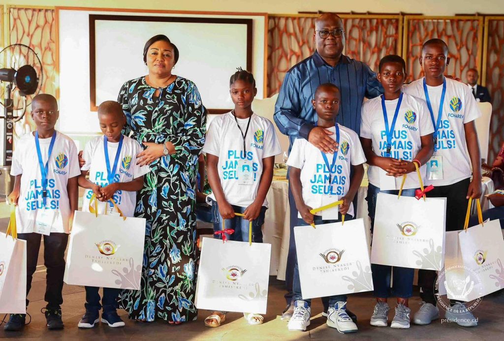 RDC : Le Président Tshisekedi accueille des enfants déplacés du Nord-Kivu pour un plaidoyer en faveur de la paix