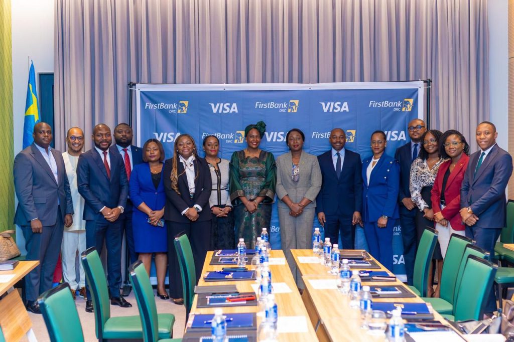 Modernisation des paiements : FirstBank DRC signe un accord majeur avec Visa Inc