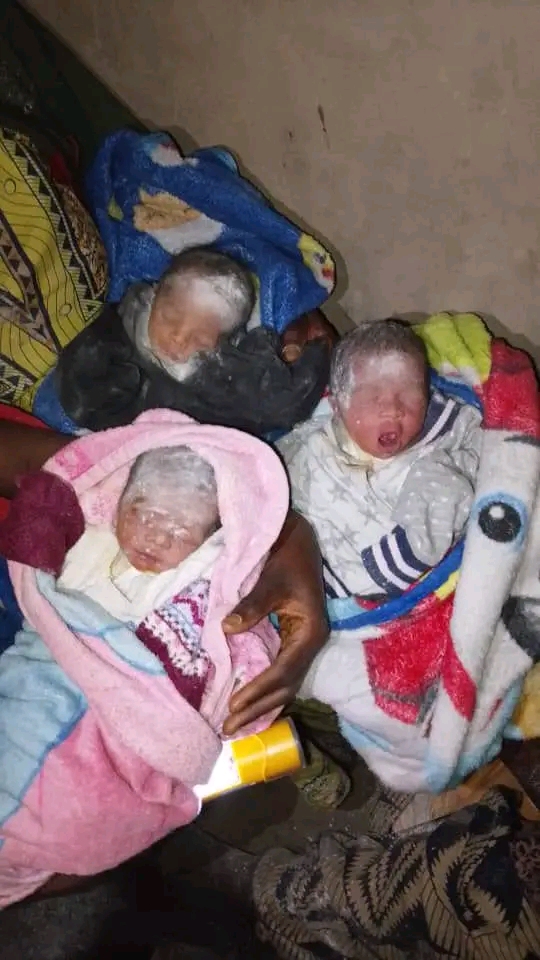 Kasaï Central : une femme donne naissance à des triplés à Kazumba