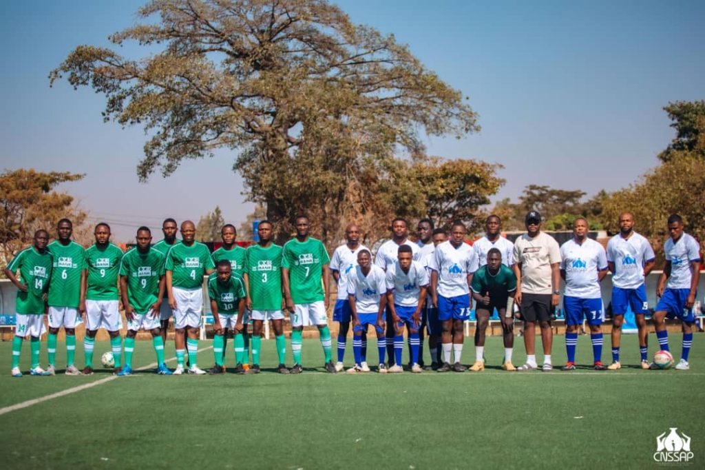 CNSSAP/Lubumbashi: Le foot pour le bien être des agents et des partenaires